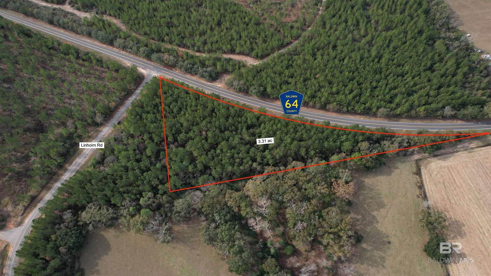 3.3 Acres of Land for Sale in Robertsdale, Alabama