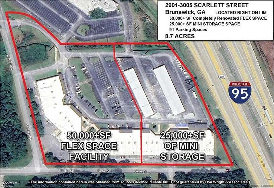 8.73 Acres of Commercial Land for Sale in Brunswick, Georgia