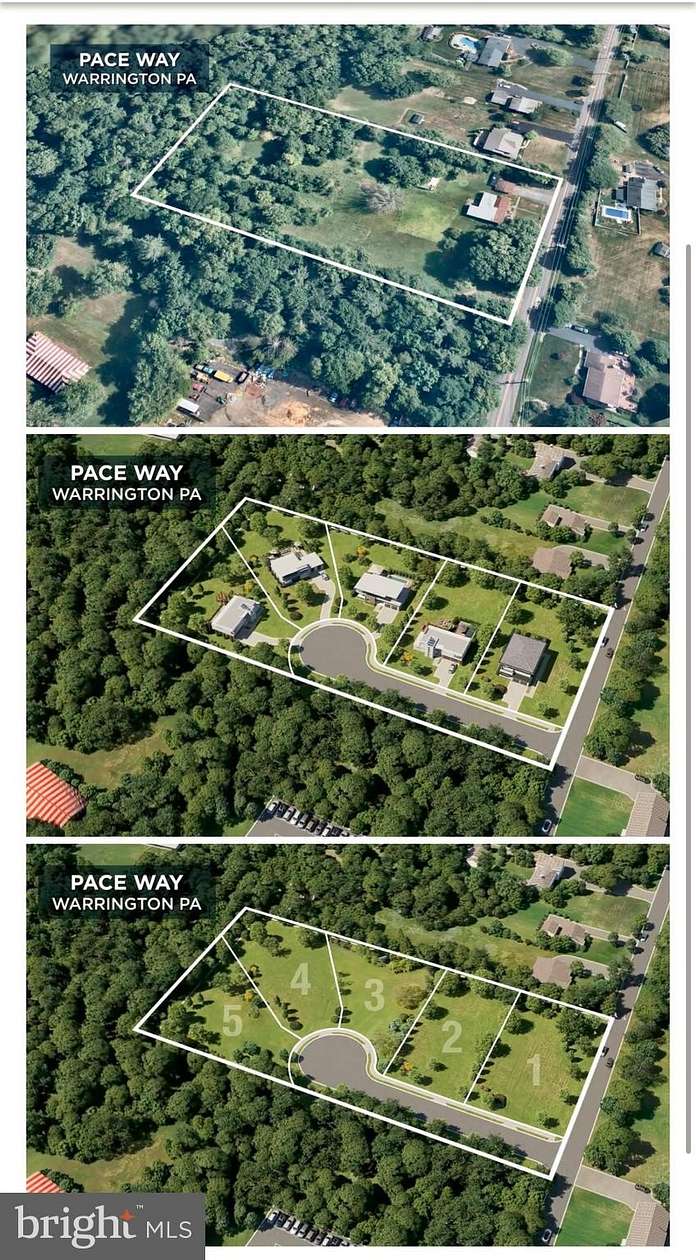 3 Acres of Land with Home for Sale in Warrington, Pennsylvania