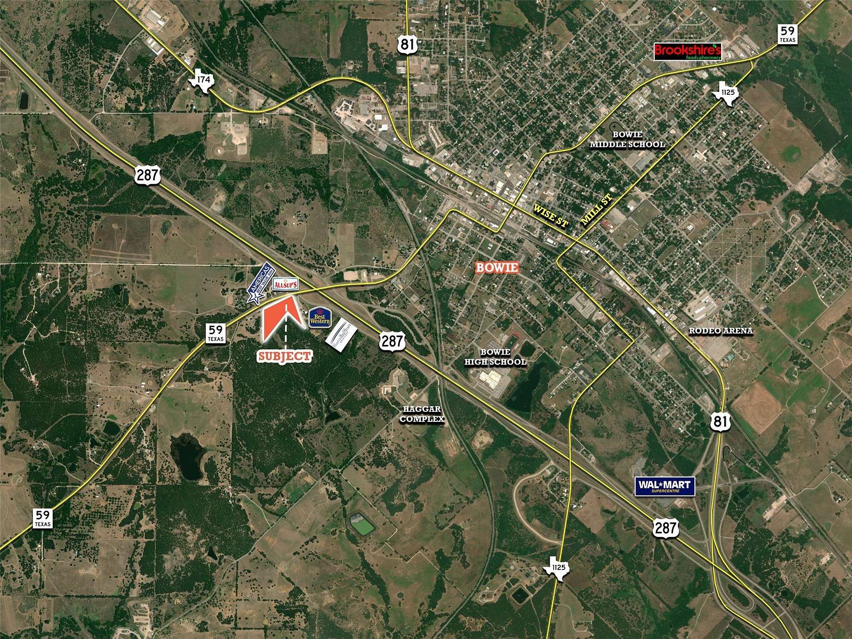 9.36 Acres of Mixed-Use Land for Sale in Bowie, Texas
