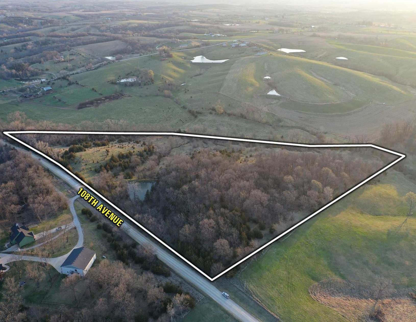 31 Acres of Recreational Land & Farm for Sale in New Virginia, Iowa