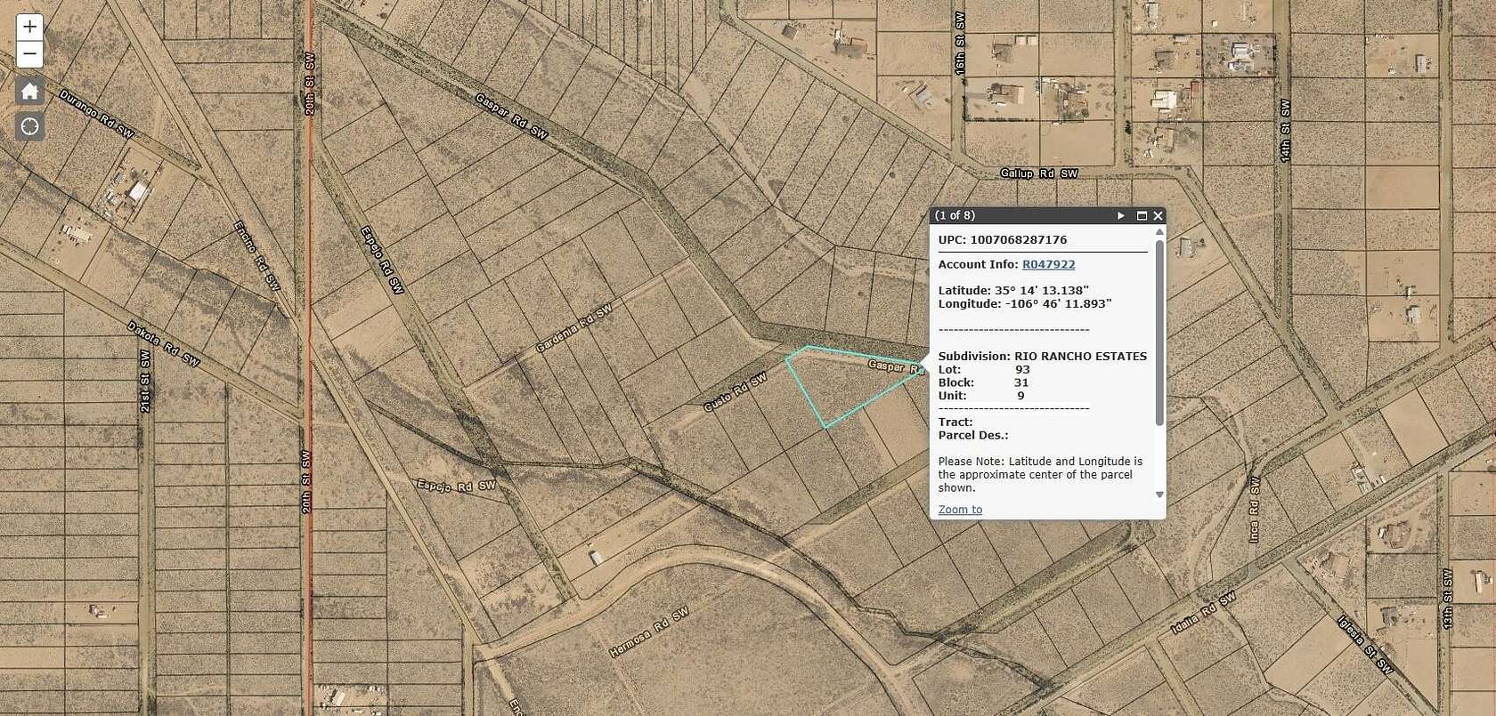 1.65 Acres of Residential Land for Sale in Rio Rancho, New Mexico