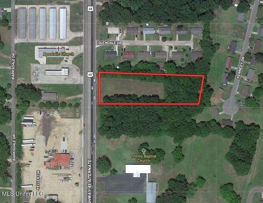 1.7 Acres of Commercial Land for Sale in West Point, Mississippi