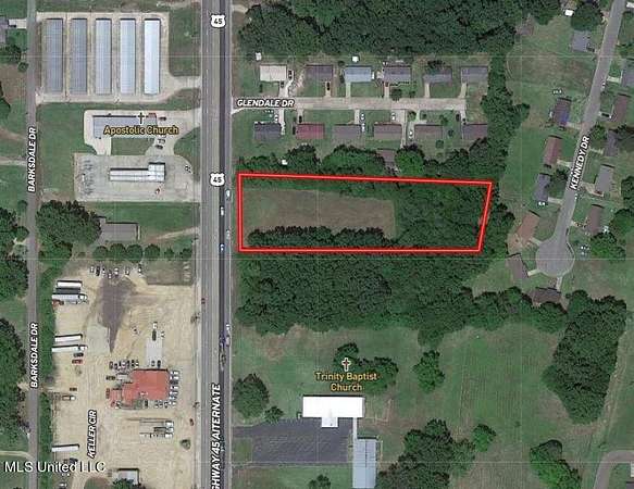 1.7 Acres of Commercial Land for Sale in West Point, Mississippi