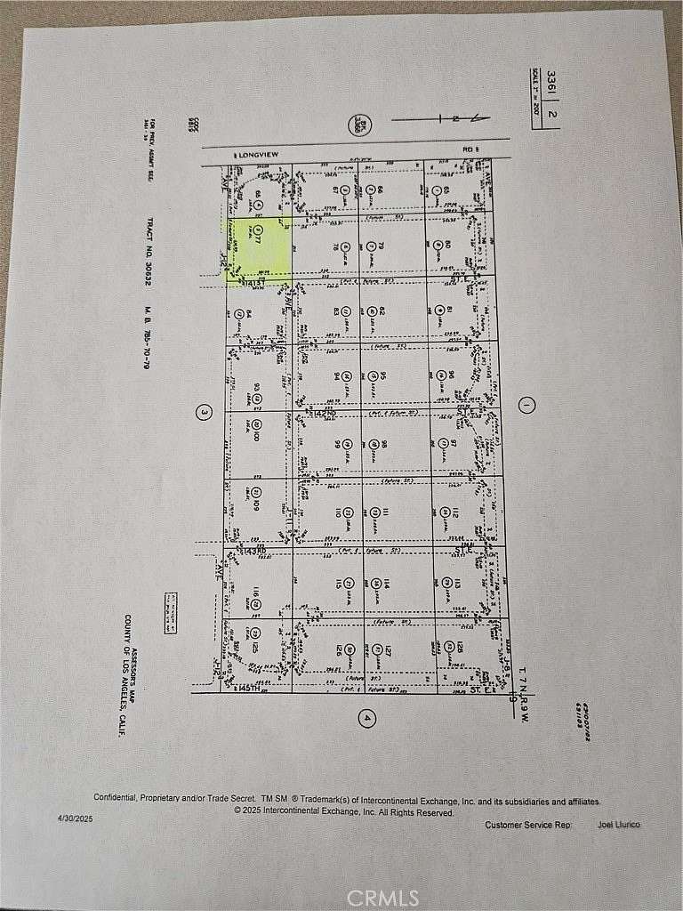2.5 Acres of Residential Land for Sale in Lancaster, California