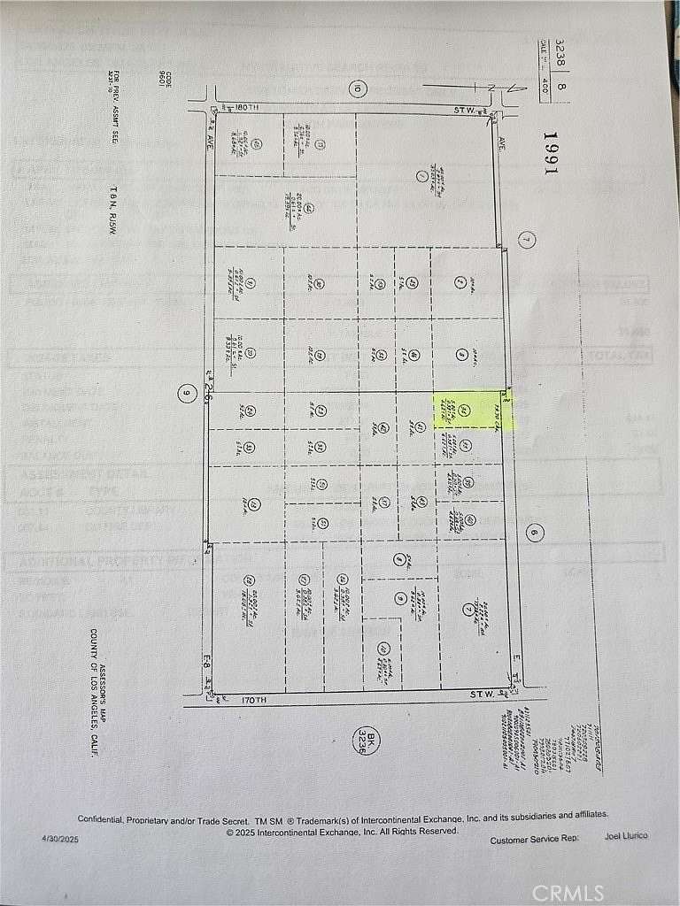 4.6 Acres of Land for Sale in Fairmont, California