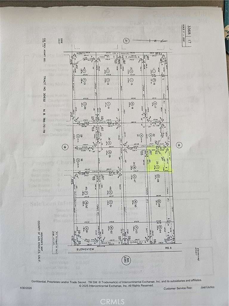 2.56 Acres of Residential Land for Sale in Lancaster, California