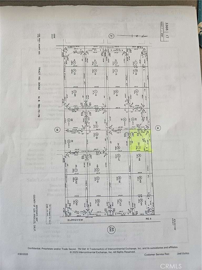 2.56 Acres of Land for Sale in Lancaster, California