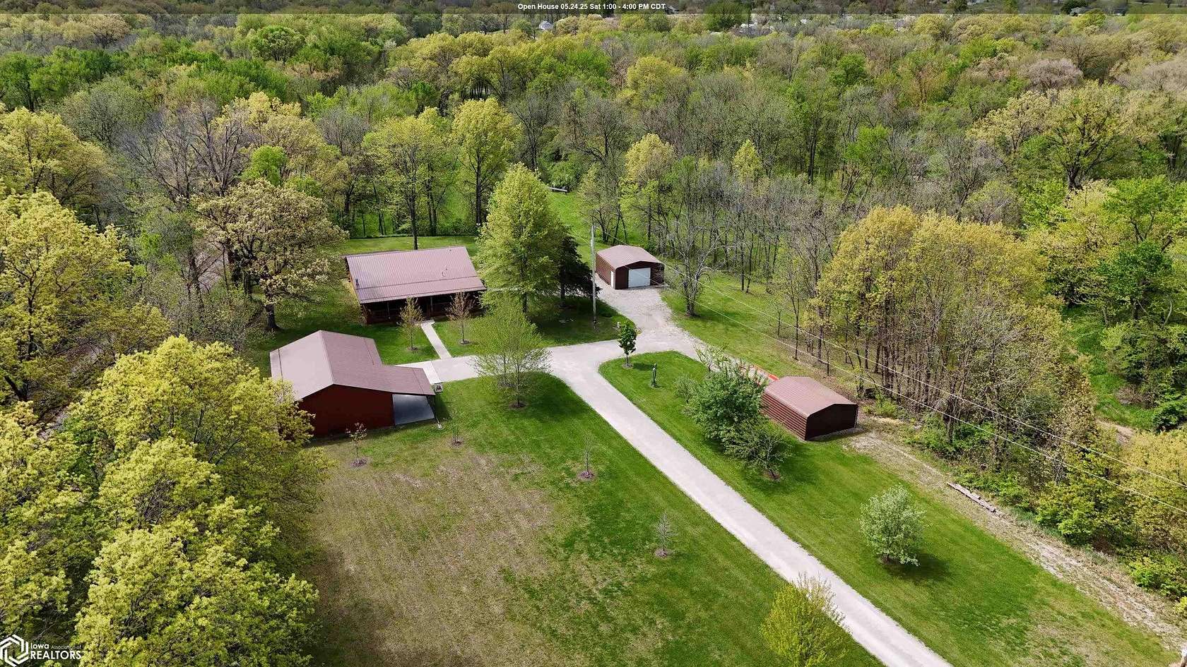 15.5 Acres of Land with Home for Sale in Centerville, Iowa