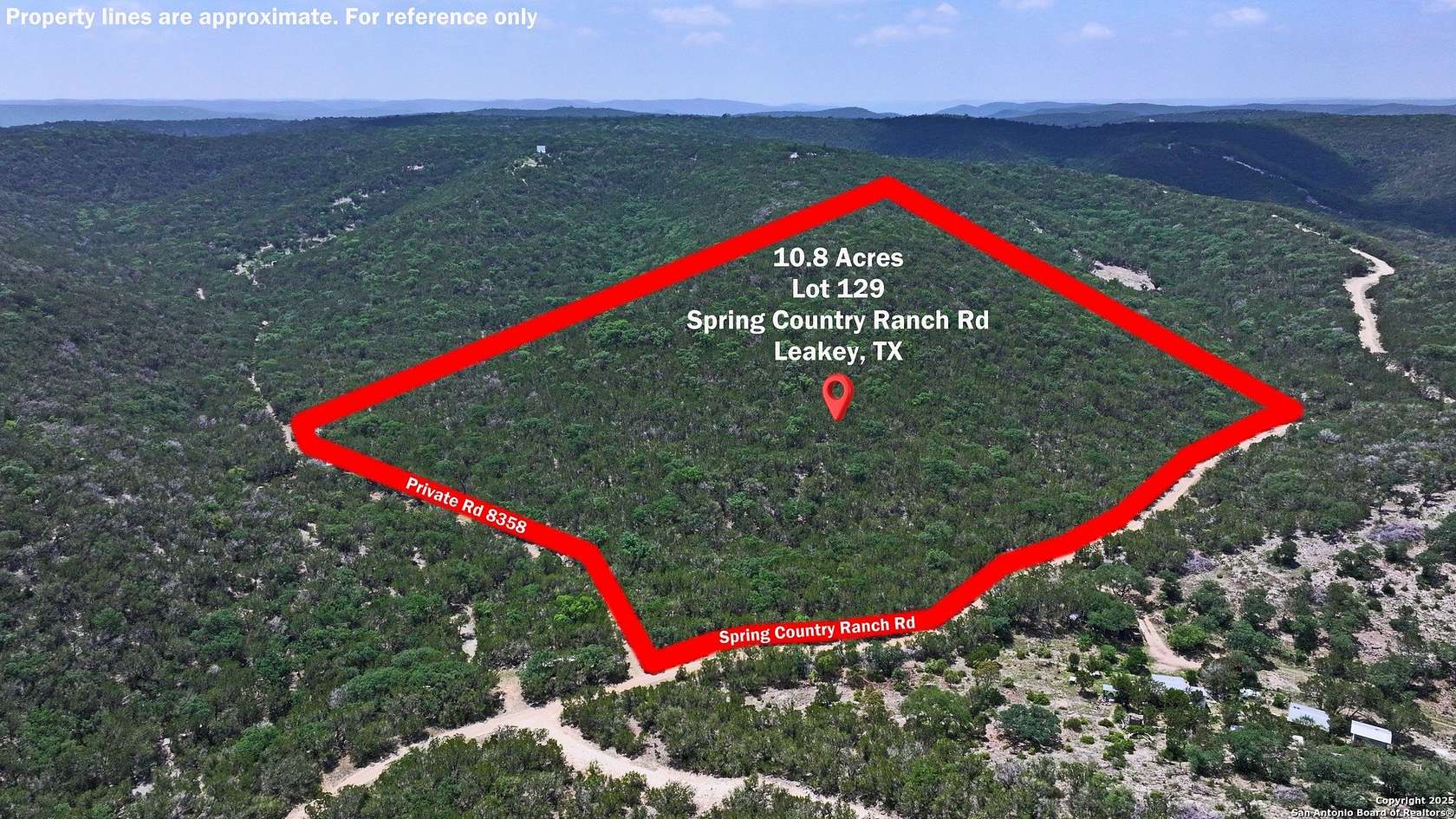 10.8 Acres of Recreational Land for Sale in Leakey, Texas