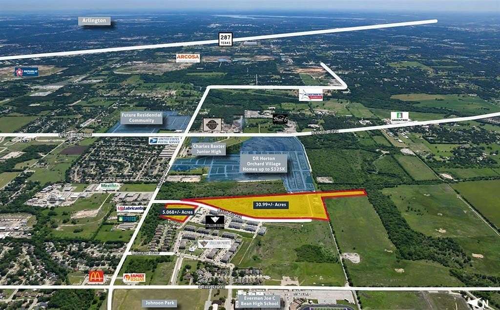 36 Acres of Land for Sale in Fort Worth, Texas