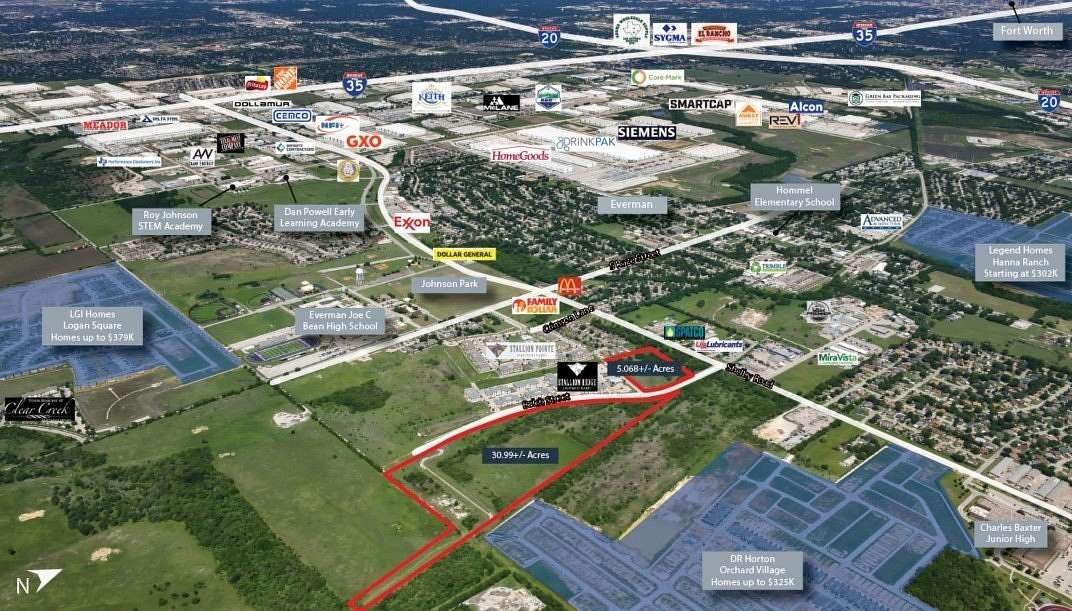 36 Acres of Land for Sale in Fort Worth, Texas