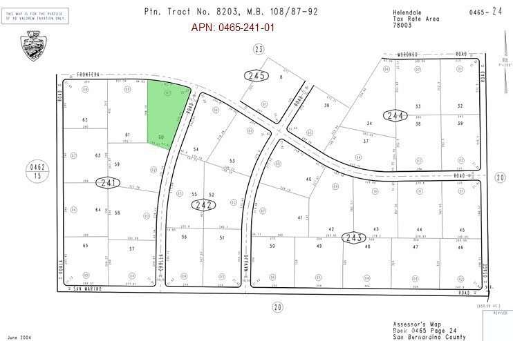 2 Acres of Residential Land for Sale in Adelanto, California