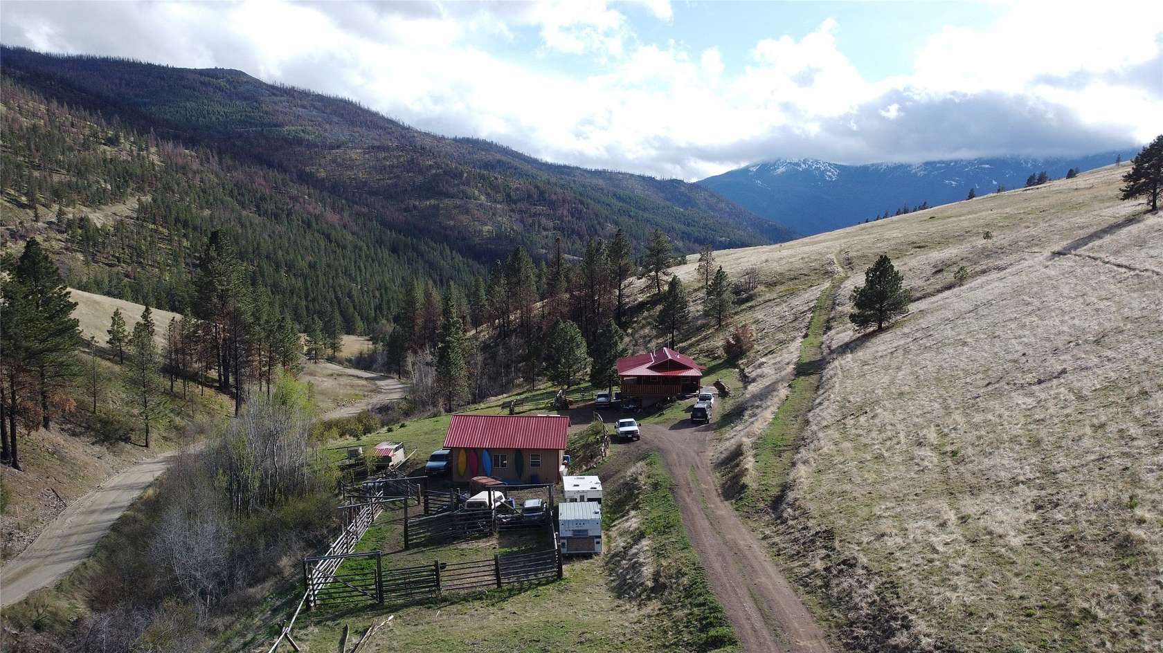 120 Acres of Land with Home for Sale in Paradise, Montana