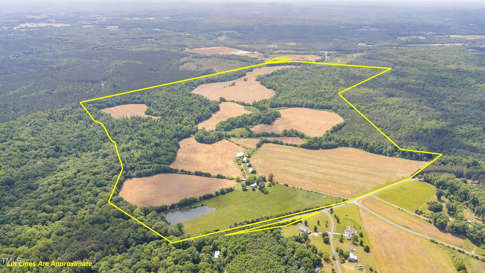 427 Acres of Agricultural Land for Sale in Mebane, North Carolina