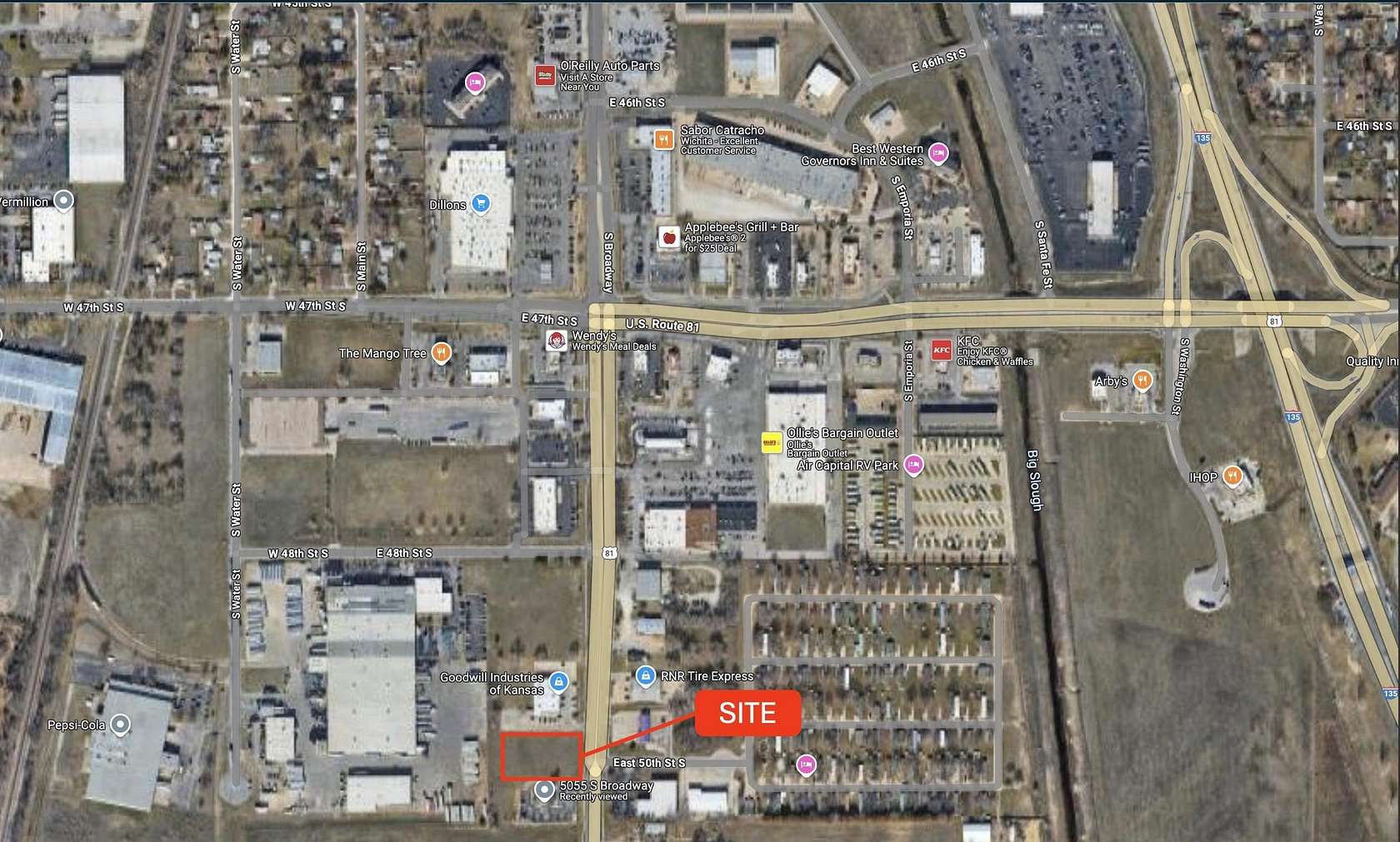 1.35 Acres of Commercial Land for Sale in Wichita, Kansas