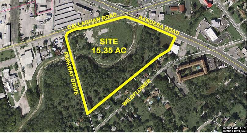 15 Acres of Commercial Land for Sale in San Antonio, Texas