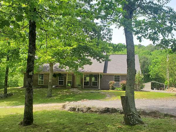 27.5 Acres of Recreational Land with Home for Sale in Mena, Arkansas