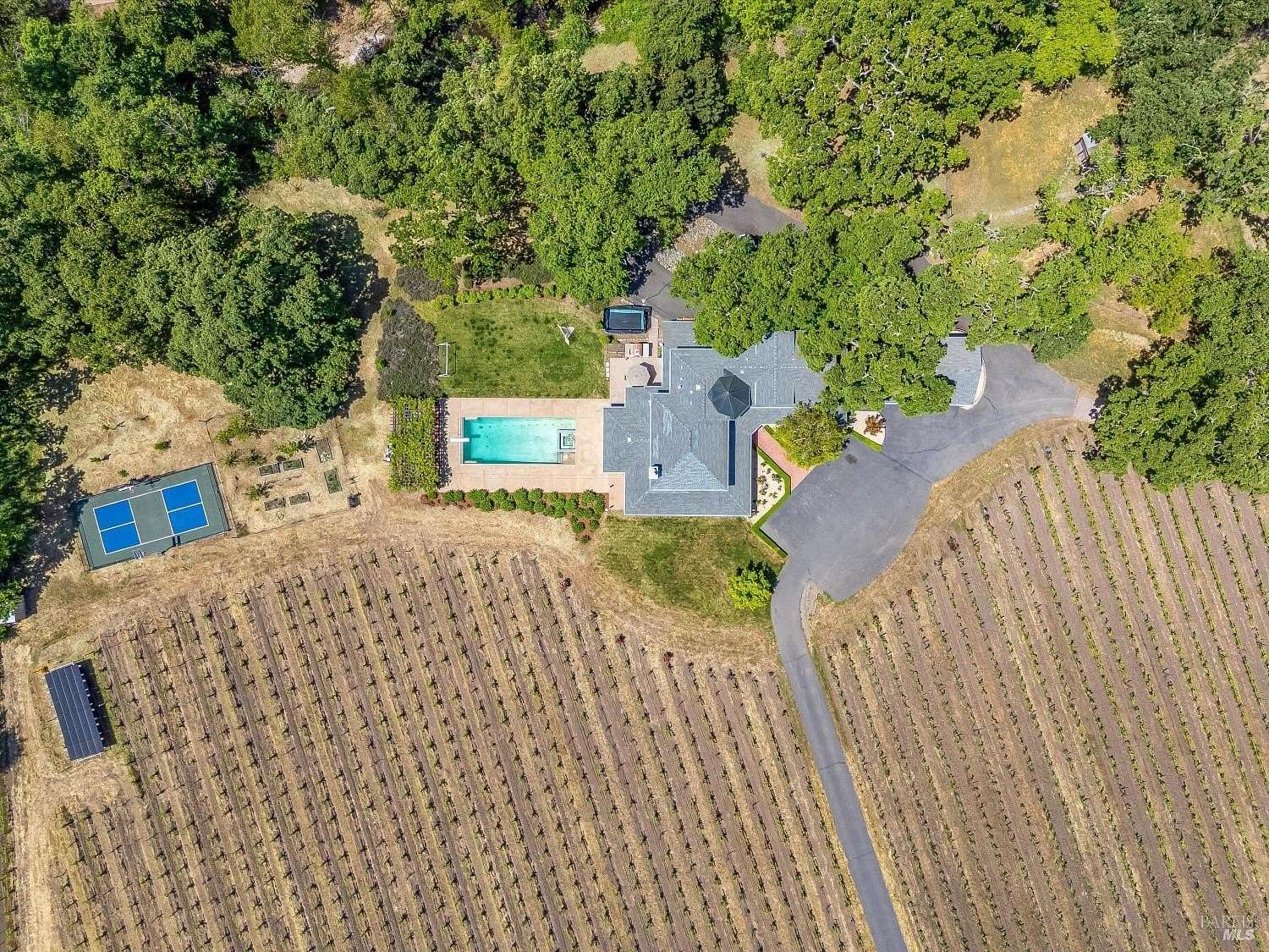16.3 Acres of Land with Home for Sale in Napa, California
