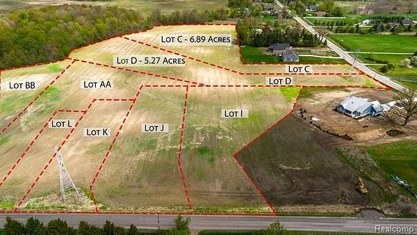 1.6 Acres of Residential Land for Sale in Macomb Township, Michigan