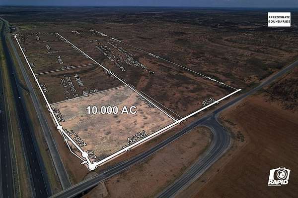 10 Acres of Commercial Land for Sale in Coahoma, Texas