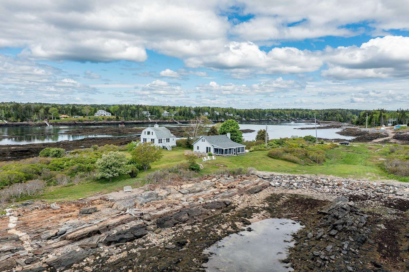 5.72 Acres of Residential Land with Home for Sale in Harpswell Town, Maine