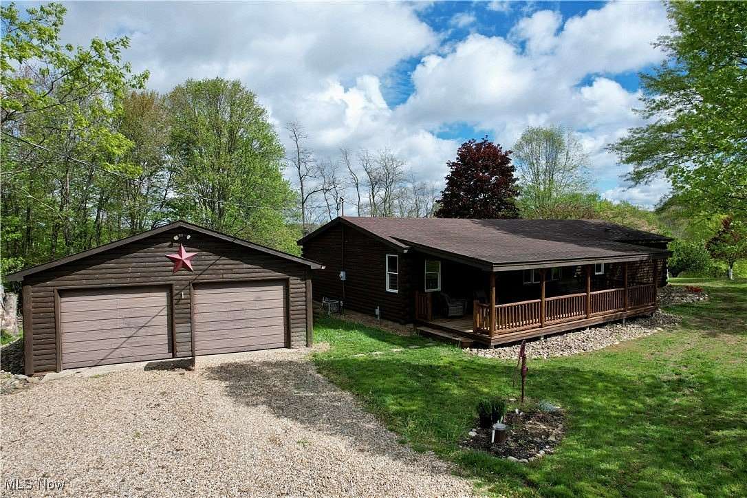 8.5 Acres of Residential Land with Home for Sale in Amsterdam, Ohio