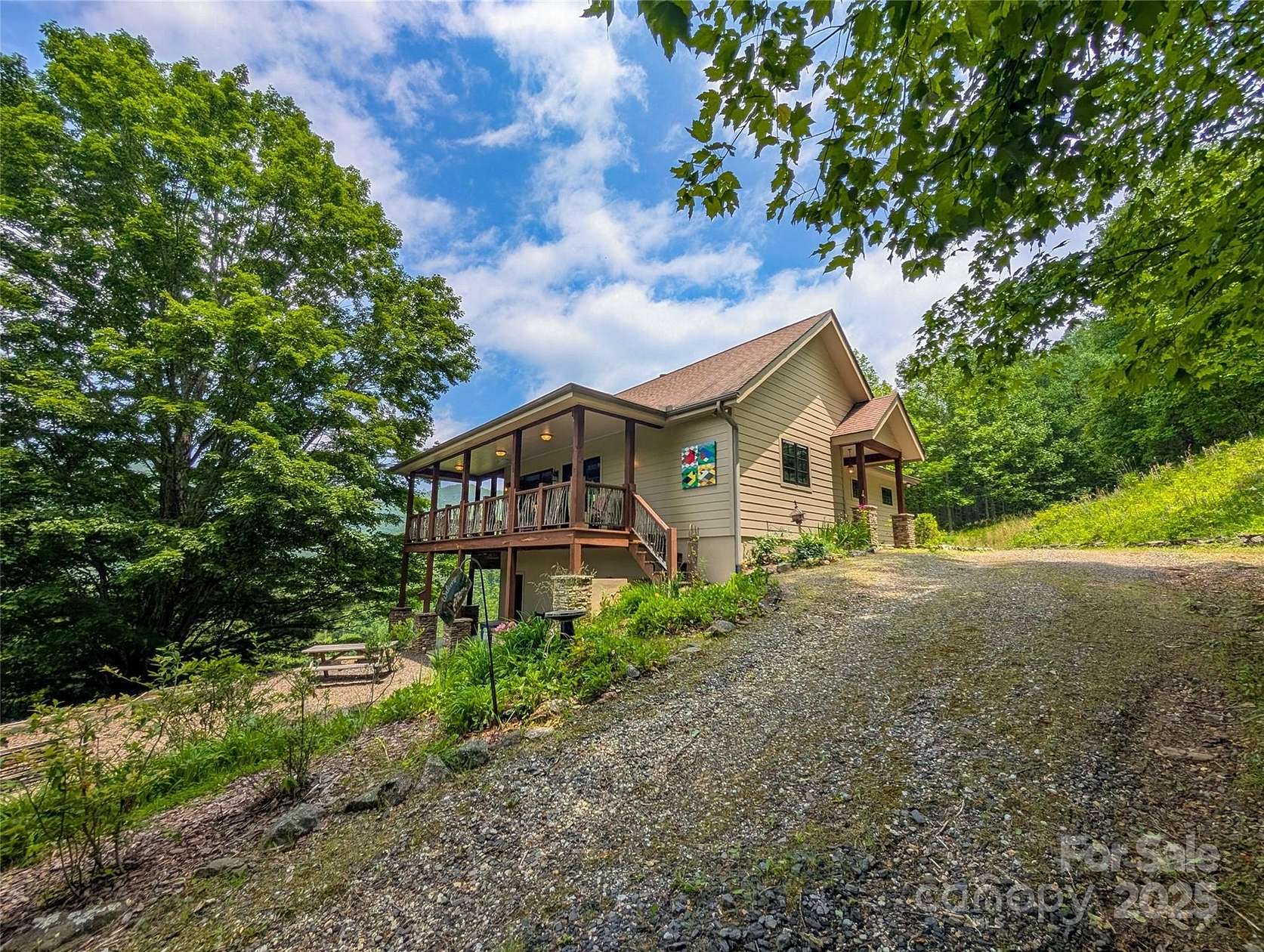 20.6 Acres of Recreational Land with Home for Sale in Burnsville, North Carolina