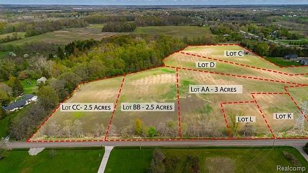 2.5 Acres of Residential Land for Sale in Macomb, Michigan