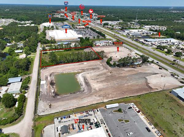 4.13 Acres of Land for Sale in Kingsland, Georgia