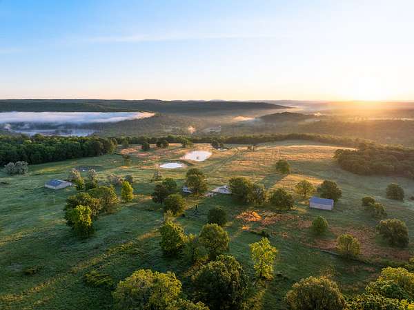 252 Acres of Land with Home for Sale in Bunch, Oklahoma