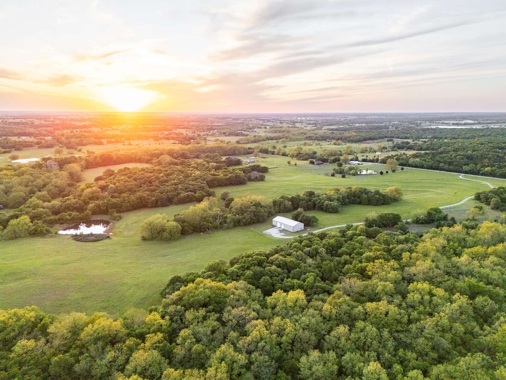 95 Acres of Recreational Land with Home for Sale in Lexington, Oklahoma