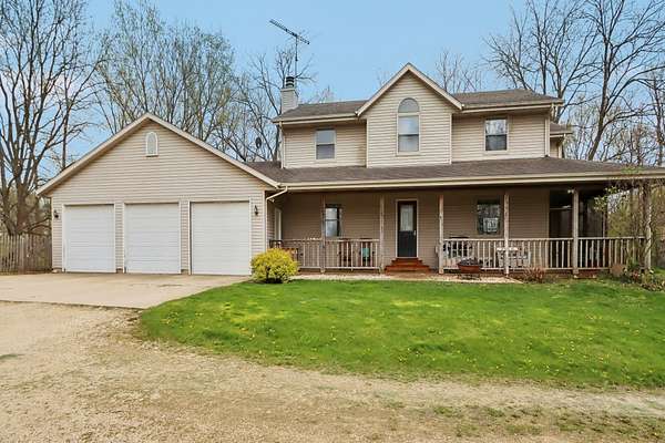 18.8 Acres of Land with Home for Sale in Milton, Wisconsin