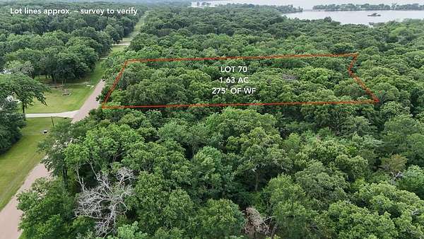 1.63 Acres of Residential Land for Sale in Mabank, Texas