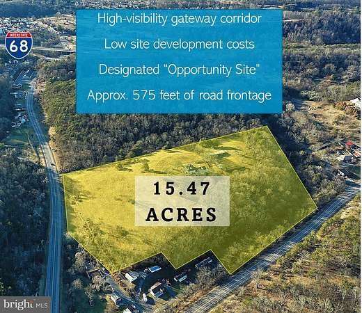 15.5 Acres of Land for Sale in Cumberland, Maryland