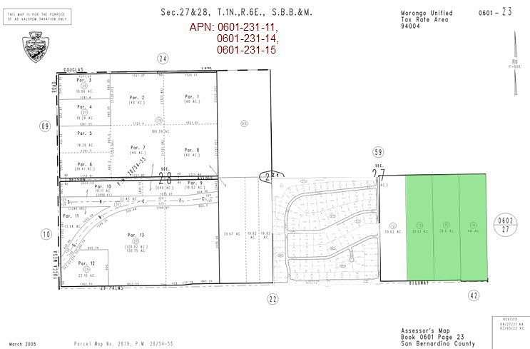 39.6 Acres of Land for Sale in Joshua Tree, California