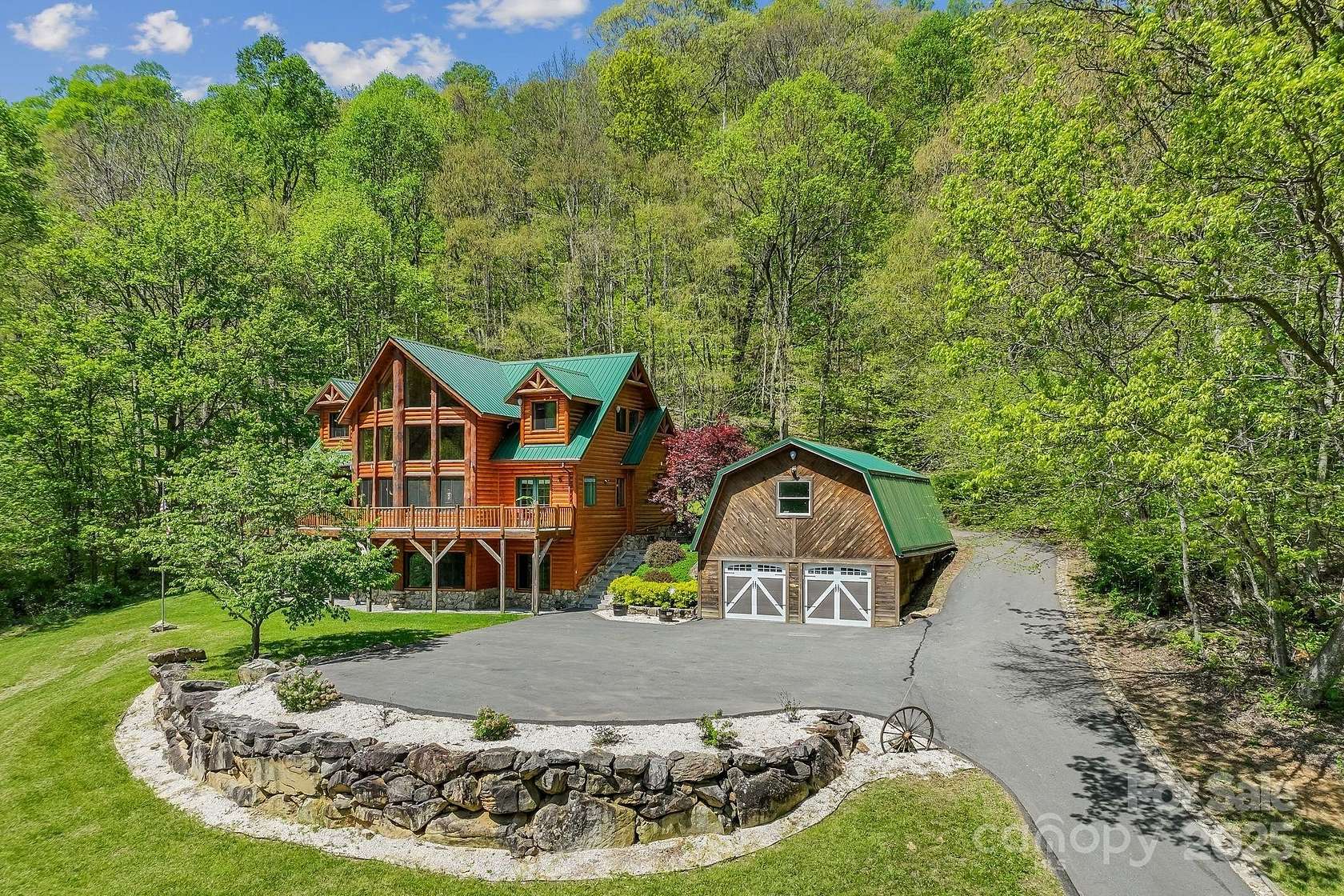 10 Acres of Recreational Land with Home for Sale in Mars Hill, North Carolina