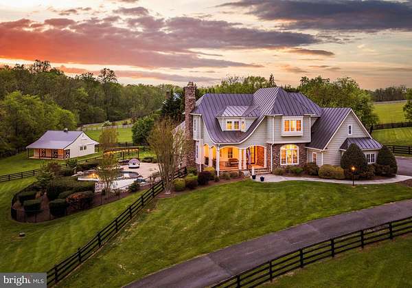 9 Acres of Land with Home for Sale in Leesburg, Virginia