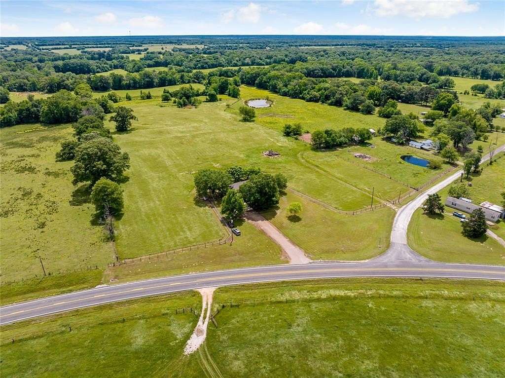 97 Acres of Land with Home for Sale in Annona, Texas