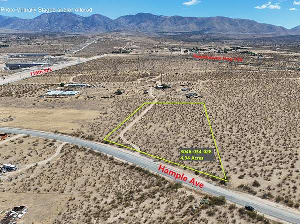 5 Acres of Residential Land for Sale in Littlerock, California