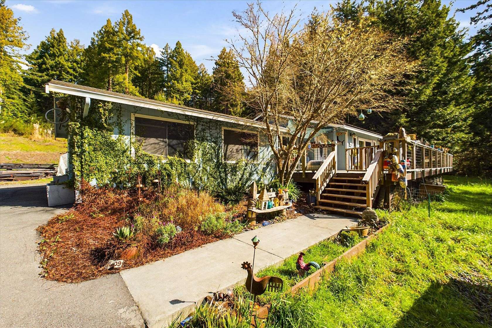 3.57 Acres of Residential Land with Home for Sale in Blue Lake, California