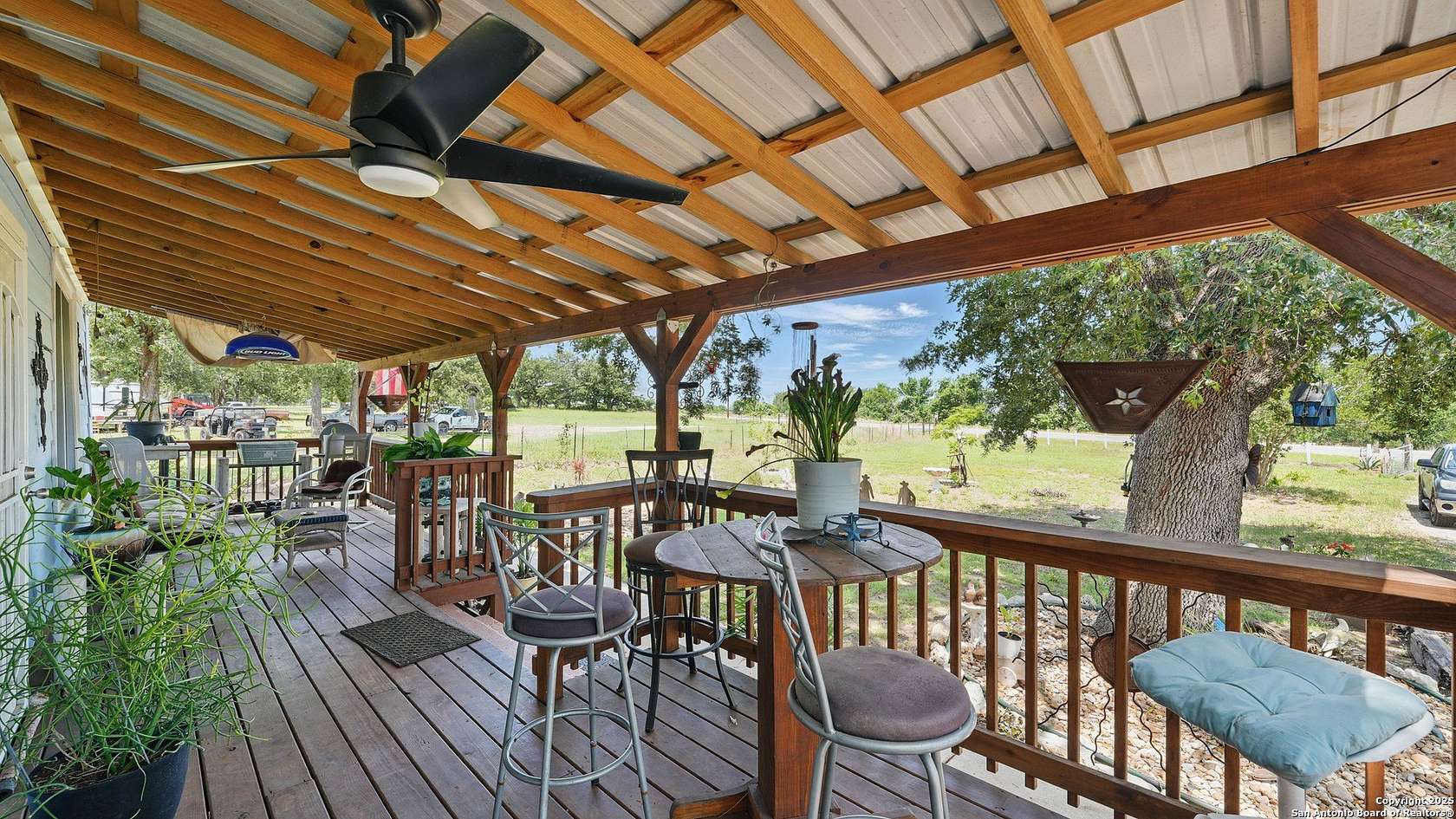 4.57 Acres of Land with Home for Sale in Kingsbury, Texas