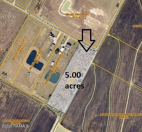 5 Acres of Residential Land for Sale in Branch, Louisiana