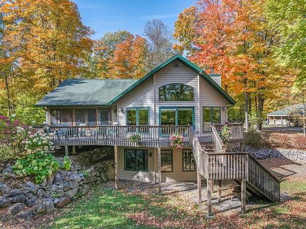 5 Acres of Residential Land with Home for Sale in Presque Isle, Wisconsin