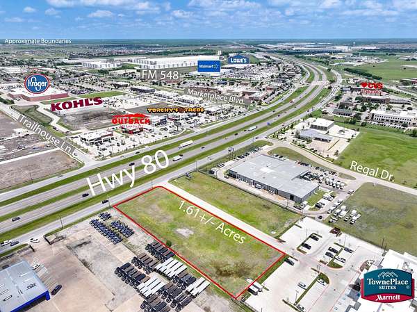 1.6 Acres of Mixed-Use Land for Sale in Forney, Texas
