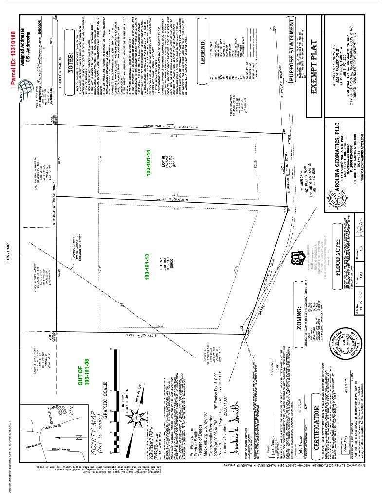 0.35 Acres of Land for Sale in Charlotte, North Carolina