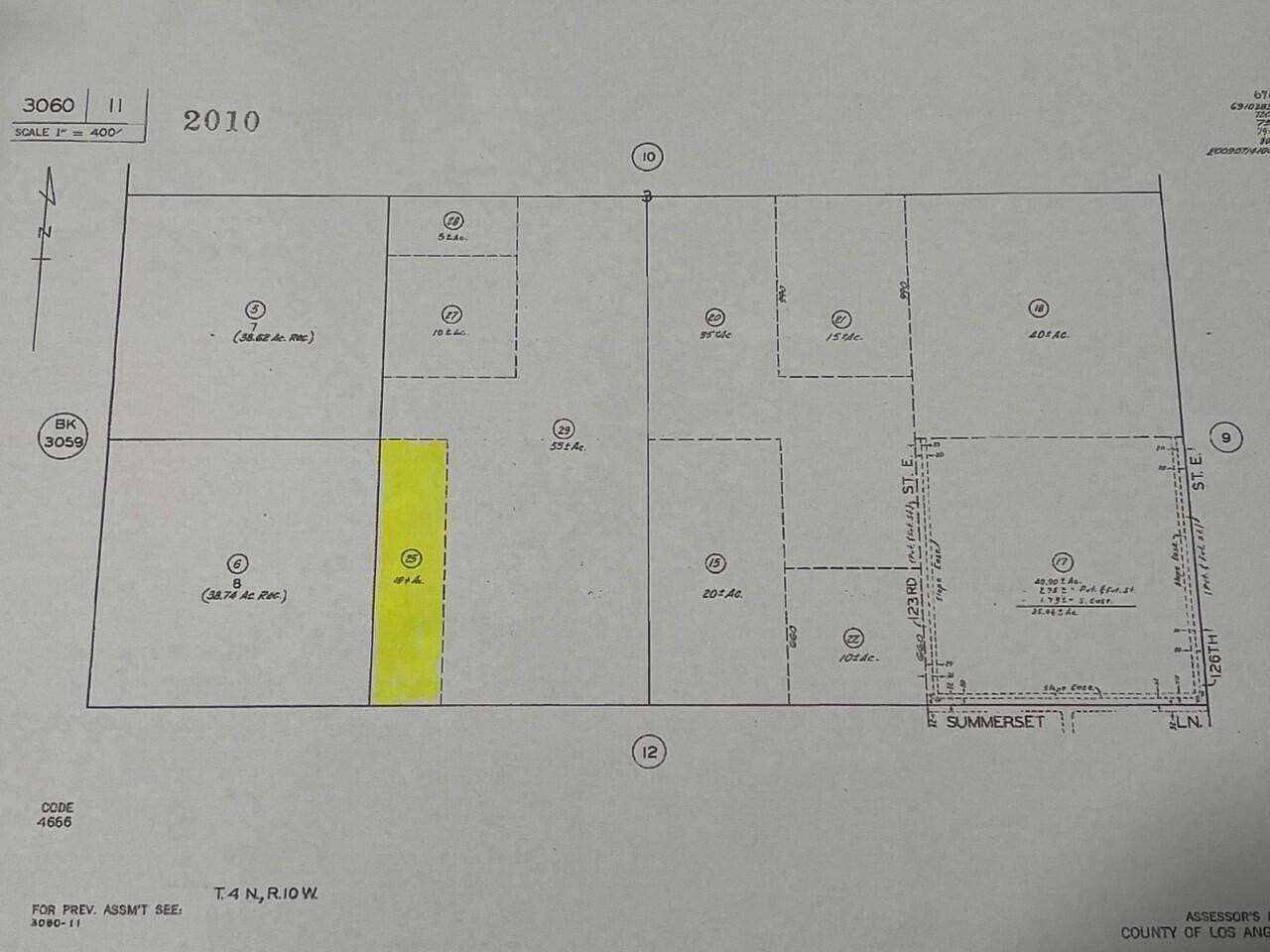 10 Acres of Land for Sale in Littlerock, California