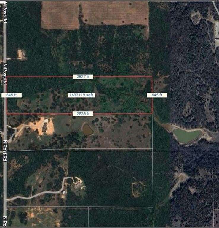 40 Acres of Land for Sale in Arcadia, Oklahoma