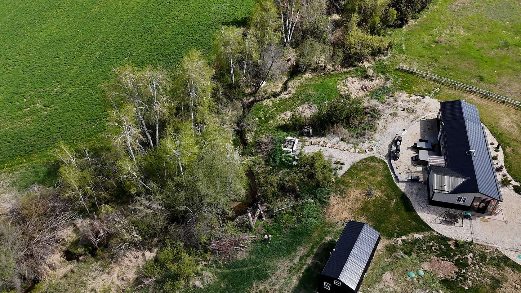 9.4 Acres of Land with Home for Sale in Stevensville, Montana