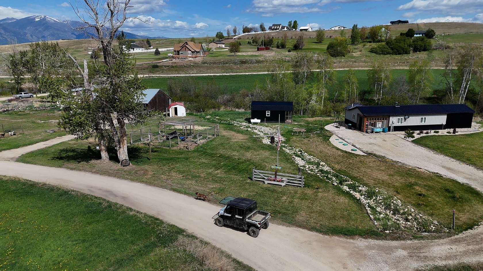 9.4 Acres of Land with Home for Sale in Stevensville, Montana